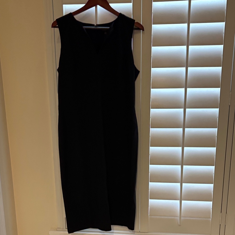 Ann Taylor Classic Black Midi Dress